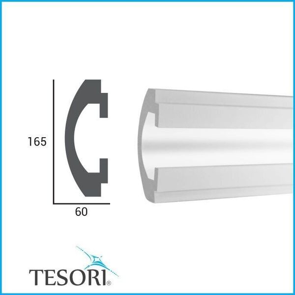 Карниз для LED освітлення серія D Tesori KD 112 KD 112 фото