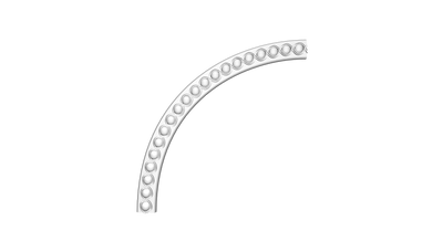 Молдинг радиальный полиуретановый Gaudi Decor LR 166 LR 166 фото