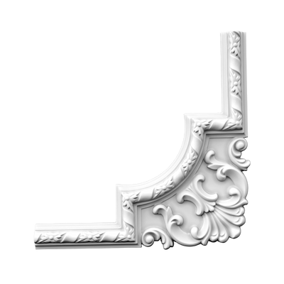 Угловой элемент молдинга полиуретановый Gaudi Decor CF 3010C CF 3010C фото