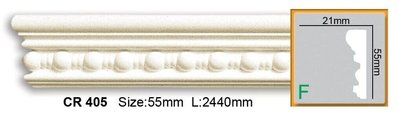 Молдинг поліуретановий з орнаментом Gaudi Decor CR 405 Flexi CR 405 (2.44м) распродажа фото