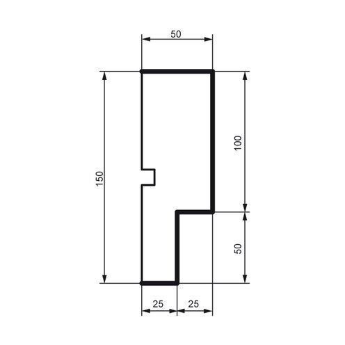 Молдинг фасадный Prestige Decor MC 162 MC 162 фото