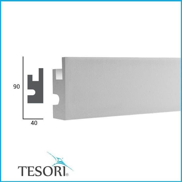 Карниз для LED освітлення серія D Tesori KD 301 KD 301 фото