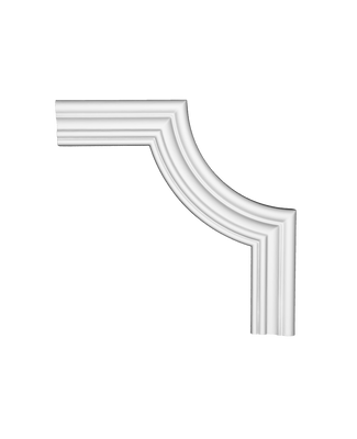 Угловой элемент молдинга полиуретановый Gaudi Decor CF 3007B CF 3007B фото
