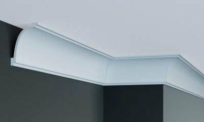Карниз поліуретановий гладкий Gaudi D&eacute;cor P 893 P 893 фото