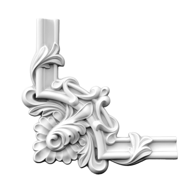 Угловой элемент молдинга полиуретановый Gaudi Decor CF 3063A CF 3063A фото