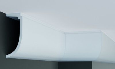 Карниз поліуретановий гладкий Gaudi Decor P 882 P 882 фото