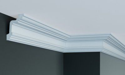 Карниз поліуретановий гладкий Gaudi Decor P 2048 P 2048 фото