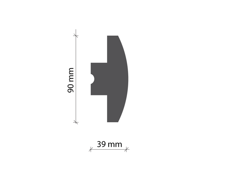 Молдинг для LED освітлення Tesori KD 505 серія D KD 505 фото