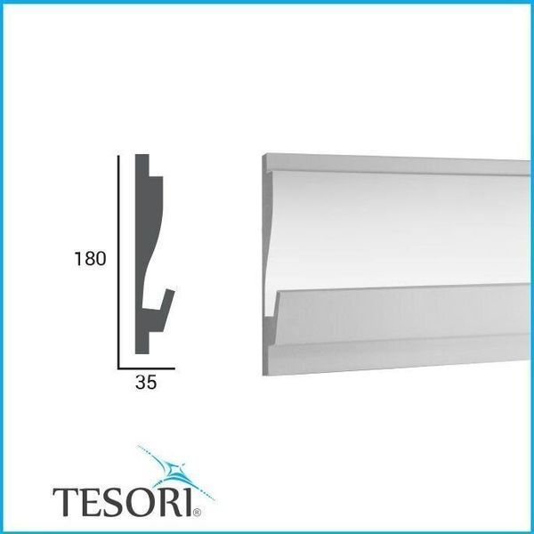 Карниз для LED освещения серия D Tesori KD 405 KD 405 фото