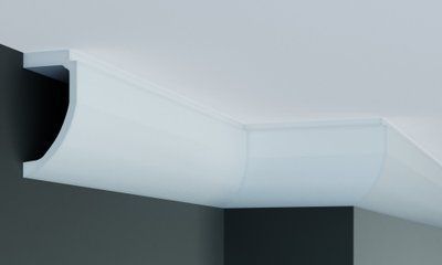 Карниз поліуретановий гладкий Gaudi Decor P 883 P 883 фото
