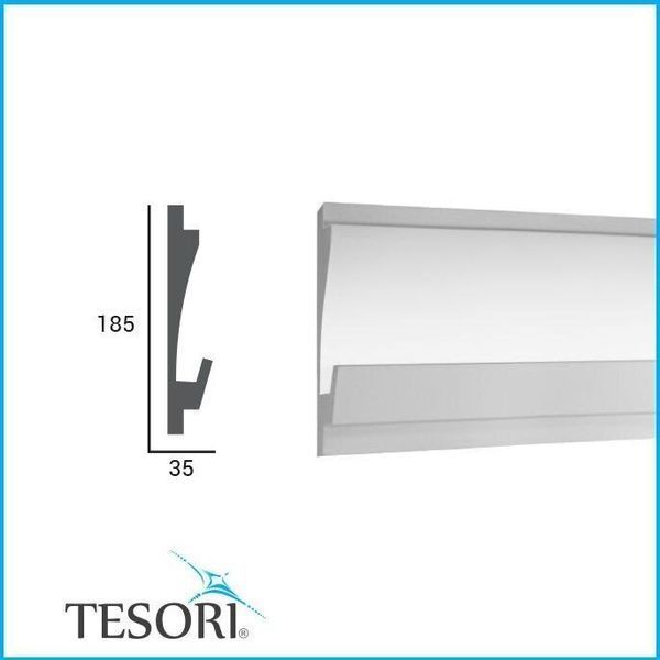 Карниз для LED освещения серия D Tesori KD 406 KD 406 фото
