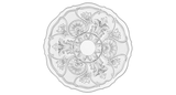 Розетка полиуретановая Gaudi Decor R 4023 R 4023 фото