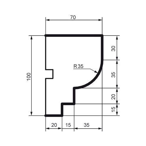 Молдинг фасадний Prestige Decor MC 152 MC 152 фото