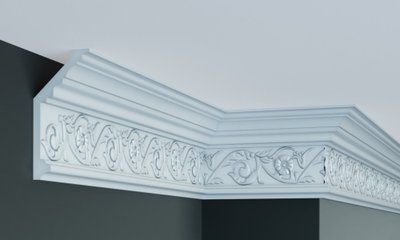 Карниз полиуретановый с орнаментом Gaudi Decor C 126 C 126 фото