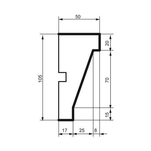 Молдинг фасадный Prestige Decor MC 153 MC 153 фото