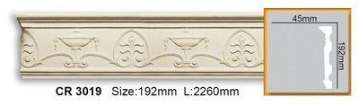 Молдинг полиуретановый с орнаментом Gaudi Decor CR 3019 Flexi CR 3019 (2.44м) акция фото